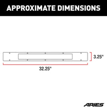 ARIES PC20OB Pro Series 30-Inch Black Steel Grille Guard Light Bar Cover Plate