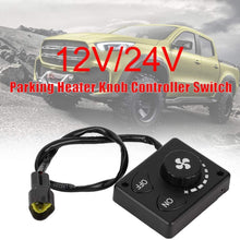 Suuonee Parking Heater Controller, DC 12V/24V Car Parking Heater Knob Controller Switch for Car Truck Air Diesel Heater