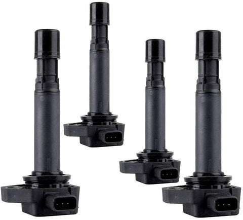 Set of 4 Ignition Coils Pack for Honda Civic Accord CR-V Crosstour Acura ILX I4 2.4L