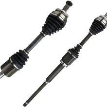 Bodeman - Pair 2 Front CV Axle Shaft Driver and Passenger Side for 2003-2006 Volvo XC70/ 2001-2002 Volvo V70 X/C - L5 2.4L AWD Models
