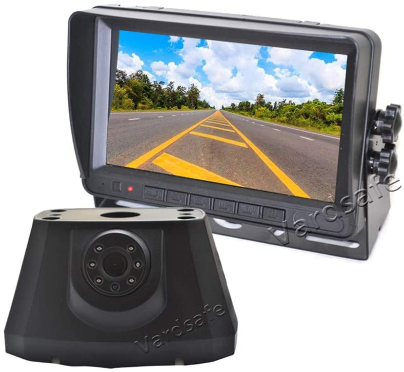 Vardsafe VS508M Brake Light Backup Camera & 7 Inch Self Standing Monitor System for Dodge Ram Promaster
