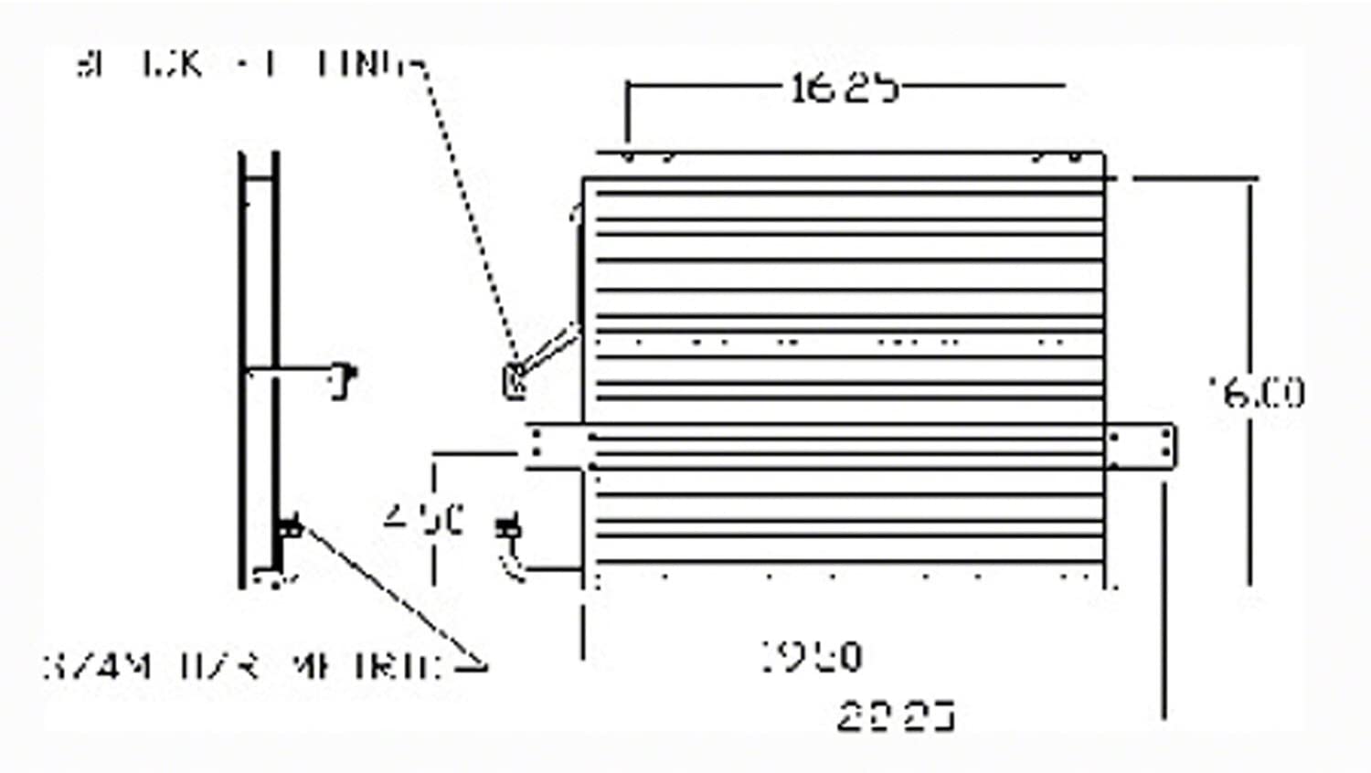 OE Replacement A/C Condenser KIA SPORTAGE 1996-2002 (Partslink KI3030108)