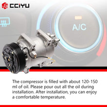 cciyu AC Compressor with Clutches Set for Volvo S60 2001-2009 Replacement fit for CO 11044JC Auto Repair Compressors Assembly