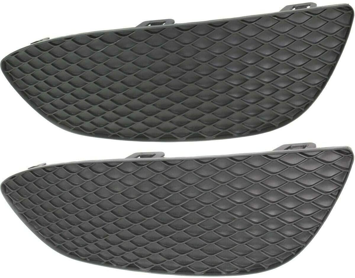 New Replacement for OE Set of 2 Bumper Face Bar Grilles Front Driver & Passenger Side Coupe Pair