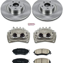 Power Stop KCOE6082 Front Stock Replacement Brake Kit (with Calipers)