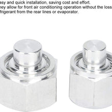 Rear AC Block Off Kit,Akozon 2Pcs Fit for Dodge Caravan 2004-2011 Car Modification Accessories