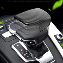 GTINTHEBOX Carbon Fiber Pattern ABS Gear Shift Knob Cover Sticker Trim Decoration For 2017-up Audi A4L A5 Q7 & 2018 Audi Q5L