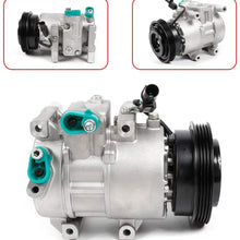 QIZHI A/C AC Compressor Fits 2007 2008 2009 Kia Spectra & Spectra5 2.0L 158350 Air Conditioner Compressor with Clutch