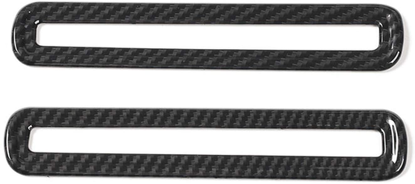 HKPKYK for Ford Mustang 2015 2016 2017, Interior Moulding Carbon Fiber AC Outlet Air Conditioner Outlet Door AC Auto Accessories
