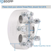 ECCPP (2 5x4.5 to 5x4.5 hubcentric Wheel SPACERS 5x114.3 66.1 CB 12x1.25 1.5" 38MM fit for Infiniti Q50 Q60 QX70