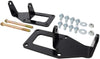 ICT Billet 1975 to 1987 SBC to LS Swap Engine Mount Steel Clamshell Bracket Motor Conversion Black Powder Coated Finish Heavy Duty Laser Cut Steel 551928