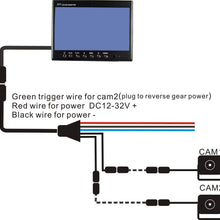 AutoPal 7"Wired Reverse Rear View Backup Camera System, Reverse/Continuous Use,NIGHT VISION WATERPROOF IP69K VIBRATION-PROOF 10G for TRACTOR/TRUCK/RV/MOTORHOME/EXCAVATOR/CARAVAN/SKID STEER/HEAVY EQUIP