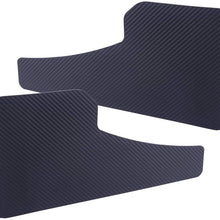 CITALL 2 pieces of ABS carbon fiber car fender front and rear wheel forming fender