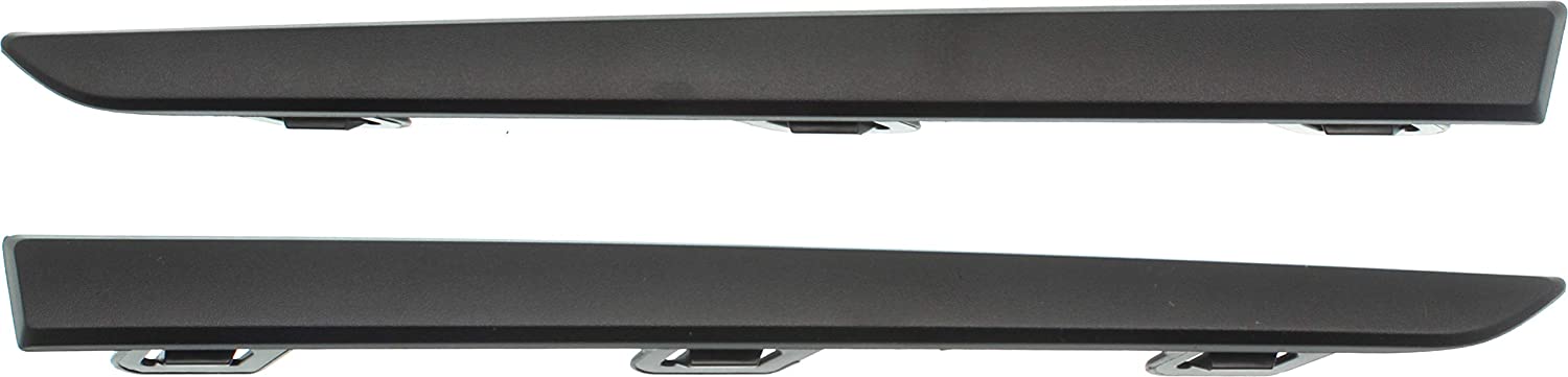 Rear Bumper Molding Compatible with 2017-2018 Honda CR-V Textured Black EX/EX-L/LX Models Passenger and Driver Side