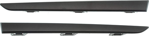 Rear Bumper Molding Compatible with 2017-2018 Honda CR-V Textured Black EX/EX-L/LX Models Passenger and Driver Side