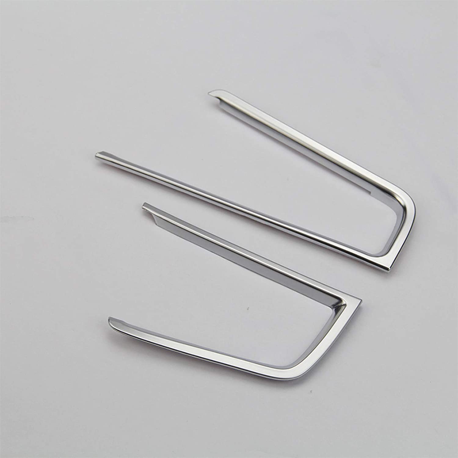 BYWWANG 2 Pces ABS Air Conditioner Side Air Outlet Frame Trim,for BMW 5 Series F10 520li 525li 530li 2011-2017