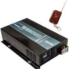 WZRELB 2000W 12V 120V Pure Sine Wave Solar Power Inverter with Remote Control Switch