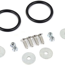 4x JDM Black Car Bumpers Trunk Fender Hatch Lids Quick Release Fasteners