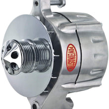 Powermaster 8-37140-360 Alternator (Upgrade Satin 150A Smooth Look 6 Groove Pulley Baffle & Cone 1 Wire)