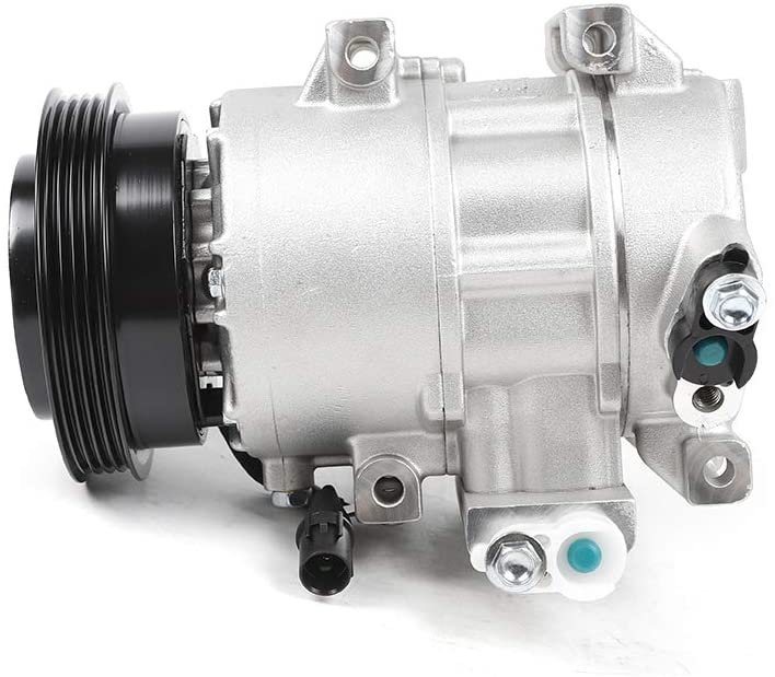 LFJD A/C Air Conditioner Compressor Kit,A/C Compressor & Clutch For K-ia 2006-2011 Rio & Rio5 1.6L CO 10980C
