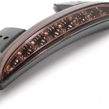 ANKIA Motorcycle Chopped Rear Fender Edge LED Brake License Plate Tail Light Stop Running Light Turn Signal Lamp for Harley Sportster XL883N 1200N XL1200V XL1200X (Smoked Black)