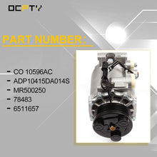 OCPTY Air conditioner Compressor Compatible for Dodge Stratus CO 10596AC AC Clutch
