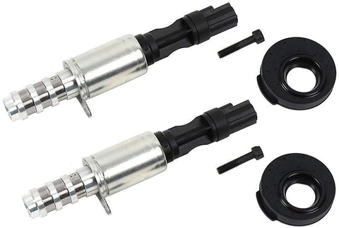 Variable Camshaft Timing Solenoid VCT for 2004 2005 2006 2007 2008 Ford Expedition, F150, Mustang, Sport Trac 3V 5.4L, 5.4, 4.6 Replaces # 8L3Z-6M280-B 2 Solenoids & Cam Seal
