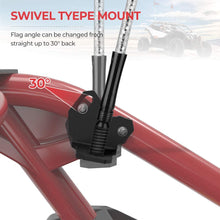 kemimoto 2 PCS Adjustable Rear Pillar Flag Antenna Mounting Brackets for LED Whip Light Compatible with Can Am Maverick X3 2017 2018 2019 2020 2021