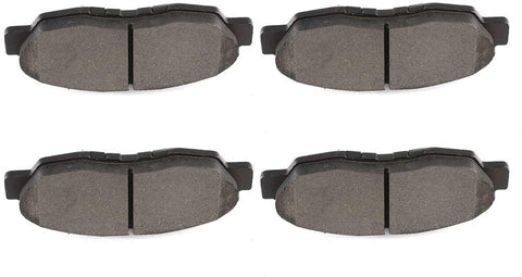 cciyu Professional Ceramic Disc Front Pads Set fit for 1997-1999 for Acura CL,1997-2005 for Acura EL,1990-2002 for Honda Accord,1996-2011 for Honda Civic,2010-2014 for Honda Insight
