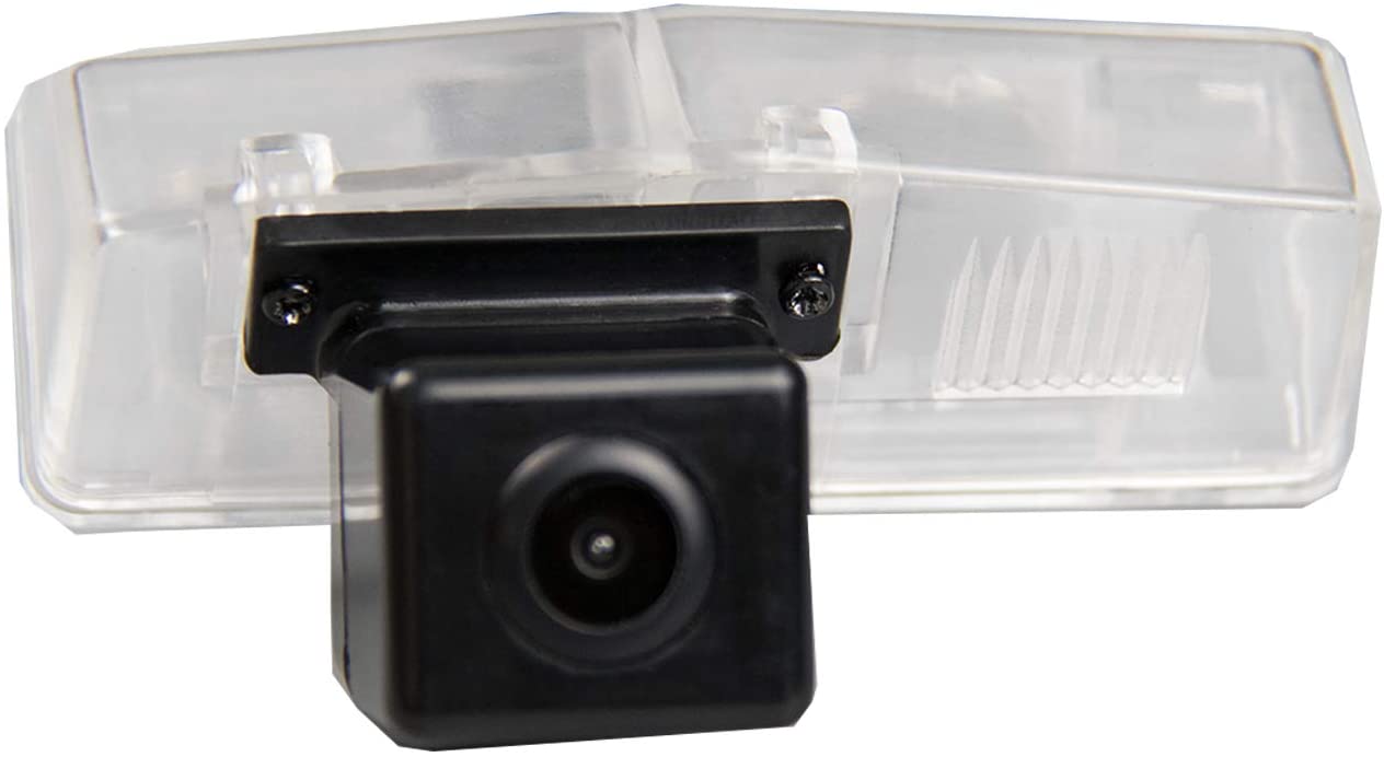 Misayaee Rear View Back Up Reverse Parking Camera in License Plate Lighting Night Version (NTSC) for RAV4 (13-15)/Venza(08-14)/ Matrix (08-14) / Prius V C (01-14)/ CT200H (11-15)