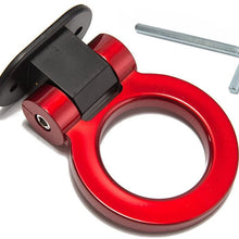 EPMAN Universal ABS Bumper Car Sticker Adorn Car Dummg Tralier Tow Hook Kit Car-Styling TK-IS07220 (Silver)