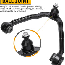 Front Upper Control Arm Compatible with 2002-2006 Cadillac Escalade ESV EXT, 2000-2014 Chevrolet Suburban 1500/Tahoe/Avalanche 1500/Express 1500 2500, 1999-2014 GMC Savana 1500 2500/Sierra 1500/Yukon