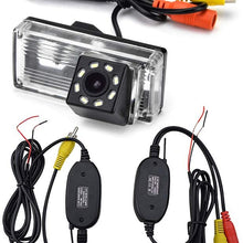 aSATAH 2.4G Wireless Car Rear View Camera for Toyota Reiz/Mark X MarkX/Prius/Toyota Land Cruiser LC100 LC120 LC200 & Waterproof and Shockproof Reversing Backup Camera (12 LED)