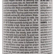 ACDelco 19354940 Black (WA8555) Touch-Up Paint - 5 oz Spray