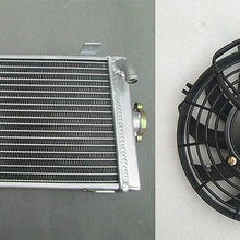 3 ROW RACING ALUMINUM RADIATOR FOR GAS SHIFTER KART/GO KART & FAN