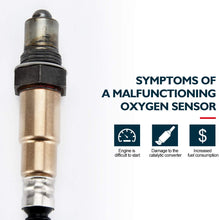 KAX 17025 Oxygen Sensor, Original Equipment Replacement 17025 Heated O2 Sensor Air Fuel Ratio Sensor 1 Sensor 2 Upstream Downstream 1Pcs
