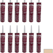 Alpha Systems 862160 N101004tk Non-Sag Roof Sealant-11 oz, Beige (Qty 2)
