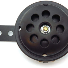 12 Volt 12V Deluxe Compact Motorcycle Horn - Black 100dB - Custom Cafe Racer