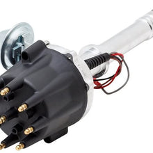 Top Street Performance JM7701BK Pro Series Ready-To-Run Distributor with Black Cap