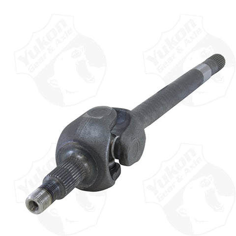 Yukon Gear & Axle (YA D75814-1X) Left Replacement Axle Assembly for Jeep XJ/TJ/Wrangler Dana 30 Differential 1541H Alloy