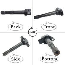099700-070 30520-PNA-007 Ignition coil Pack 4Pcs Compatible with L4 2.4L 2003-2007 Honda Accord 2003-2011 Honda Acura RSX legend L4 2.2L 2004-2005 S2000 Honda Element CR-V UF311 UF583 C1382 6732301