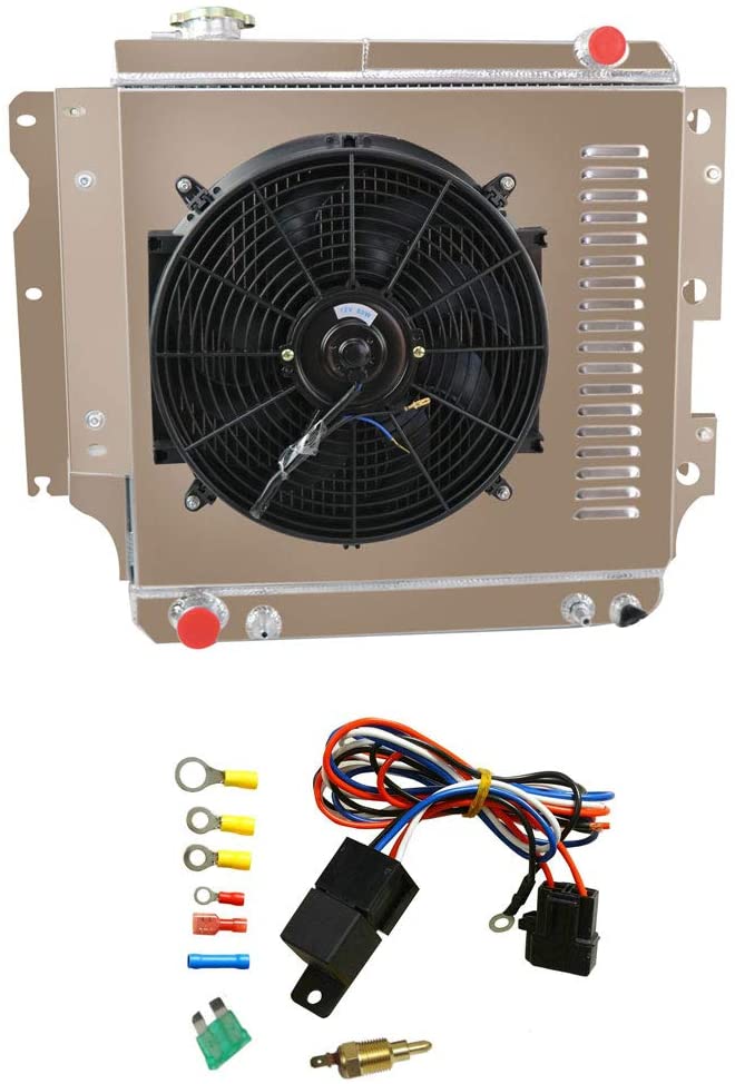 OzCoolingParts 3 Row Core All Aluminum Radiator + 16