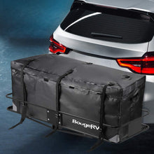 BougeRV Hitch Cargo Carrier Bag Waterproof/Rainproof Hitch Mount Cargo Bag for Car Truck SUV Vans Hitch Trays and Hitch Baskets (48'' L x 20'' W x 22'' H)