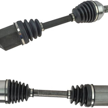CV Axle Shaft Assembly Front Outer Kit Pair Set of 2 for Equinox Terrain 2.4L