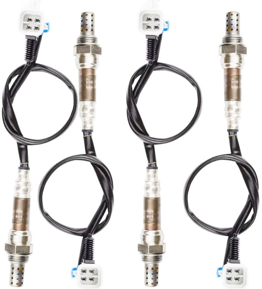 4PCS Oxygen O2 Sensor for 2003 2004 2005 Chevrolet Chevy Suburban 1500 Silverado 1500 Escalade Tahoe Sierra 1500 Yukon XL 1500 5.3L Upstream + Downstream