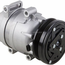 AC Compressor & A/C Clutch For Chevy Corvette C5 1997 1998 1999 2000 2001 2002 2003 2004 Replaces Delphi V7 4-Groove - BuyAutoParts 60-00986NA NEW