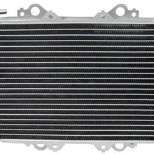 OzCoolingParts KAWASAKI KFX 450R 450 R Radiator, Full Aluminum ATV Radiator for 2008-2014 2009 2010 11 12 13 Kawasaki KFX450R/KFX450R Monster Energy 09
