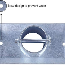 NBJINGYI Trailer Jack Foot Plate 2000LBS Capacity with Pin Base for A-Frame Boat RV Camper Removable Fits 2" Jacks