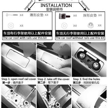 Aintier 2Pcs Aluminum Roof Rack Crossbars Compatible with 2014 2015 2016 2017 2018 2019 for Toyota Highlander Roof Top Rail Rack Crossbar Luggage Cargo Carrier Roof Rack Set