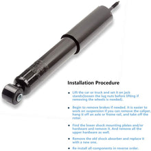 Shocks Struts,ECCPP Front Pair Shock Absorbers Strut Kits Compatible with 1997 1998 1999 2000 2001 2002 2003 2004 Dodge Dakota,1998 1999 2000 2001 2002 2003 Dodge Durango 344049 37220